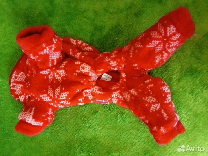 Одежда для собак мелких пород комбинезон зимний