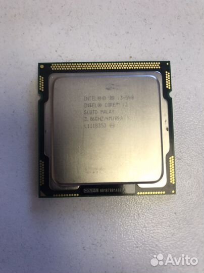 Процессор intel core i3-540