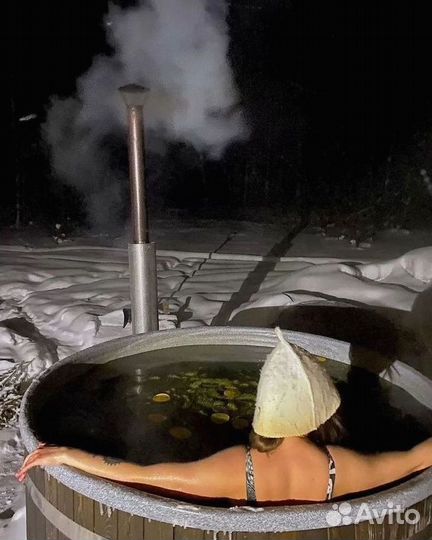 Банный чан купель с подогревом Ирий Престиж