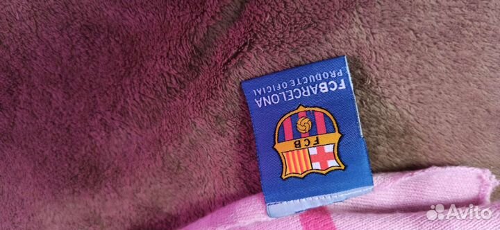 Шапка и шарф Барселона для девочки