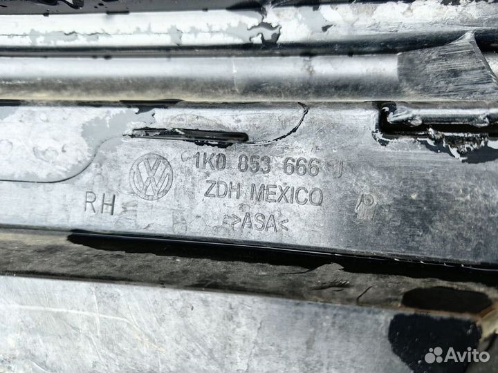 Решётка противотуманной фары Volkswagen Jetta 5 ор