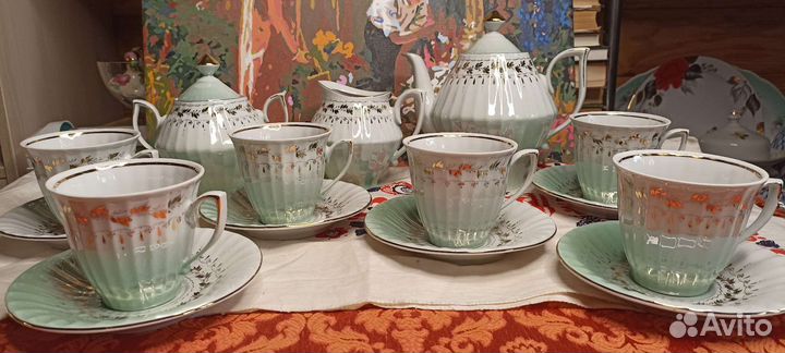 Сервизы 10 шт. Богдановичи, Сысерть и др