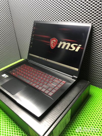 Игровой ноутбук MSI i5-10200/16Gb/512SSD/RTX 3060
