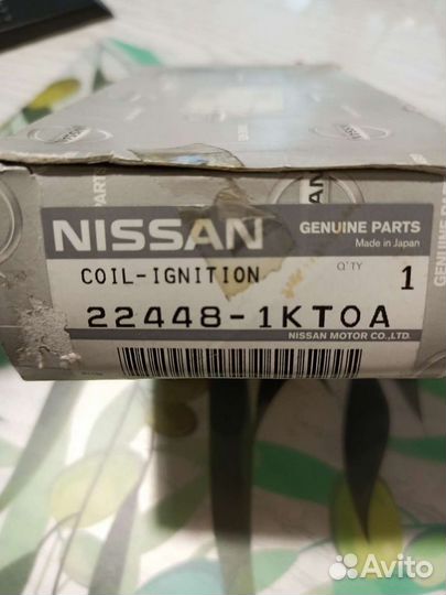 Катушка зажигания на nissan -Х-Трейл