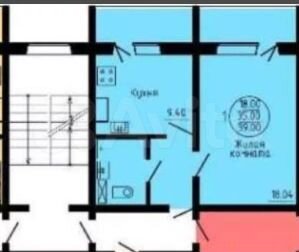 1-к. квартира, 35,5 м², 2/3 эт.