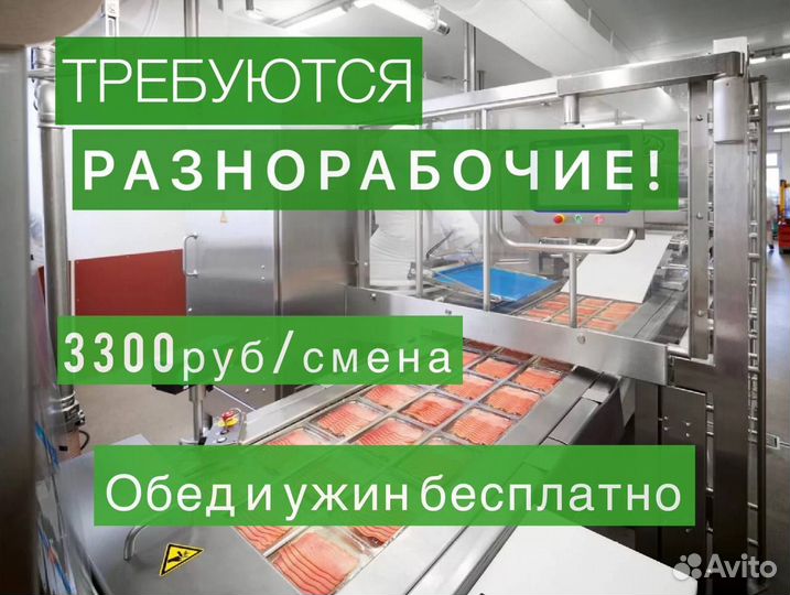 Работа разнорабочий с проживанием