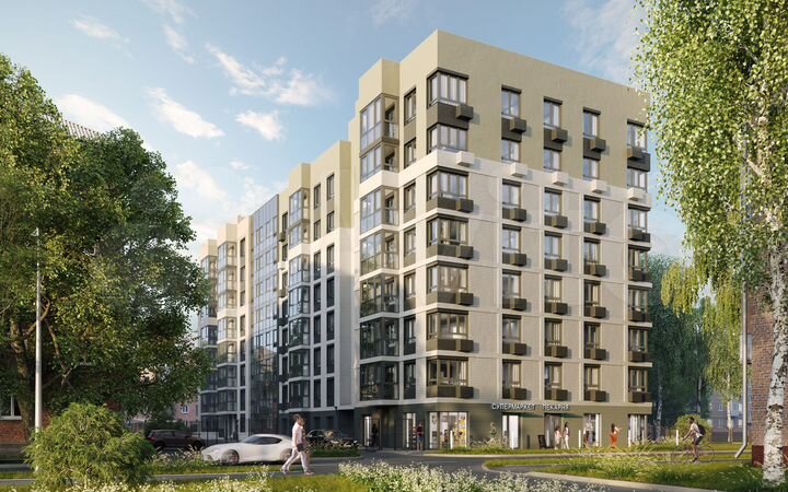 2-к. квартира, 39,8 м², 1/8 эт.