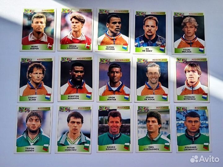 50 Наклеек Евро 1996