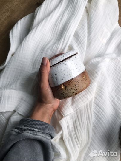 Банка для хранения. Керамика ручной работы