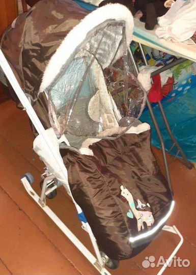 Детские санки коляска