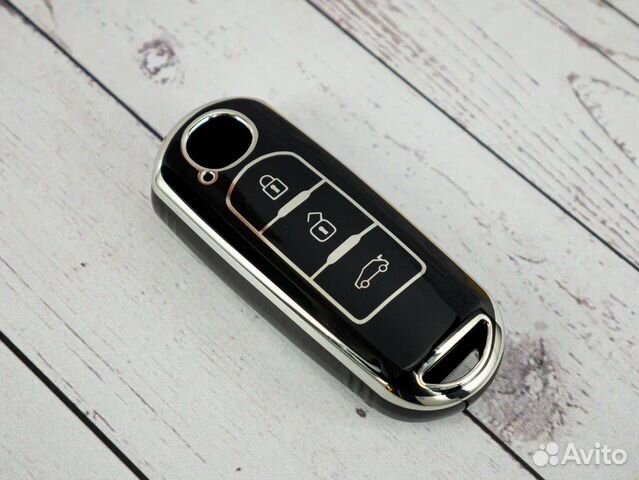 Чехол для ключа Mazda 2013-2018 с кнопкой багажник