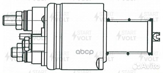 Реле втягивающее стартера (тип valeo) VSR 1015