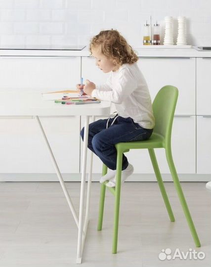 Детский белый стул IKEA urban