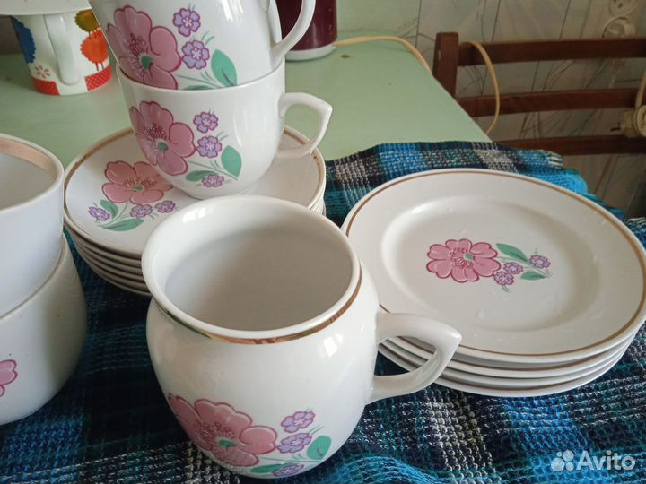 Чайный сервиз фарфор СССР