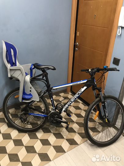 Продаю велосипед с детским креслом