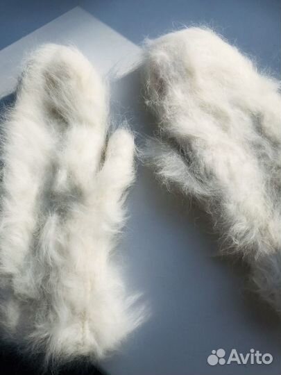 Новые варежки меховые