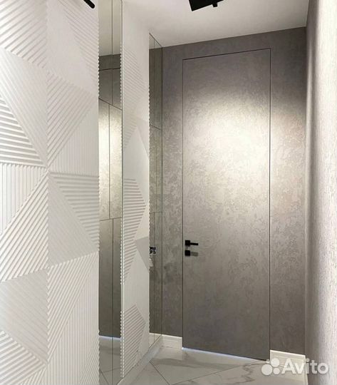 Скрытые двери invisible под покраску или отделку