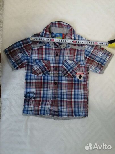 Рубашка детская на мальчика 86 размер