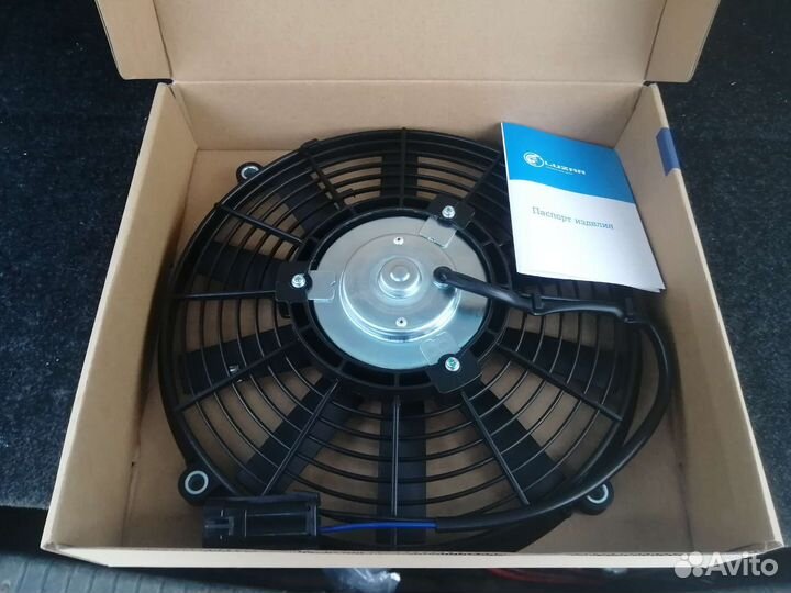 Электро вентилятор кондиционера с кожухом калина
