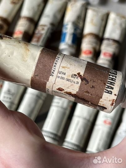 Масляные краски СССР винтаж