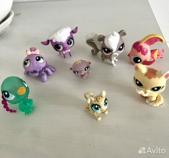 Littlest pet shop lps лпс набор 8 шт