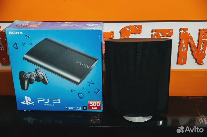 Playstation 3 SuperSlim 500GB + 30 игр, Гарантия
