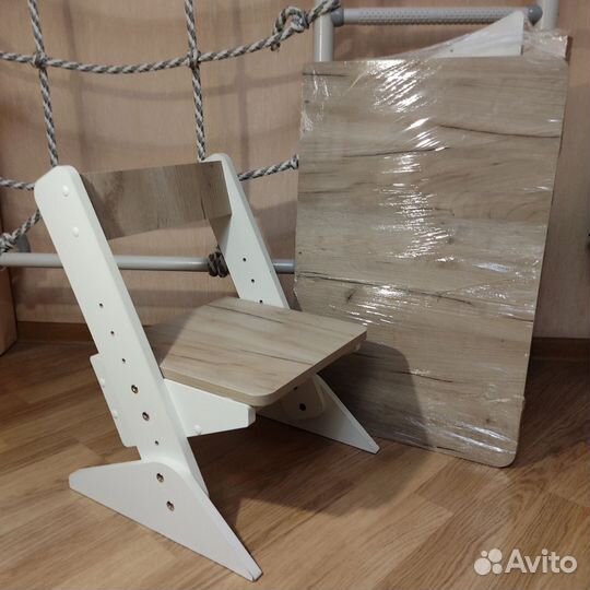 Детская растущая парта и стул 