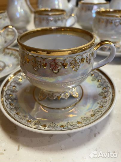Чайный сервис фарфор Дулево