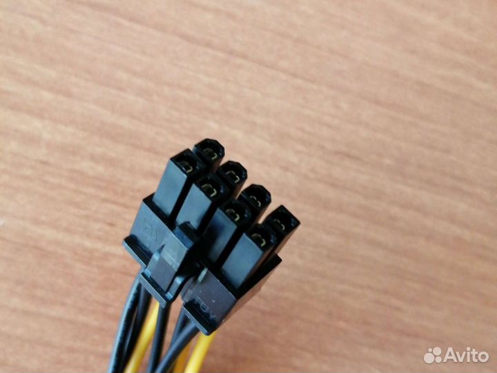 Переходник питания видеокарты 2 SATA to 8 pin