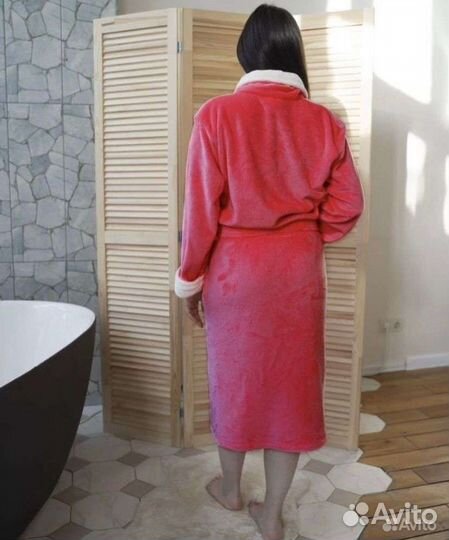 Халат махровый женский