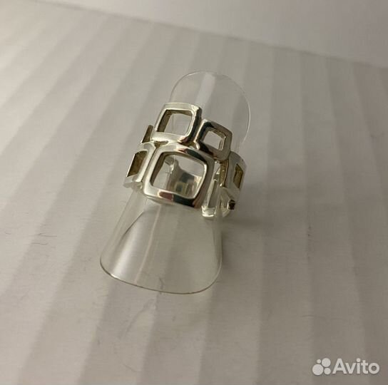 Серебряное кольцо дизайнерское