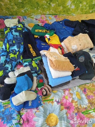 Дет.теплая одежда пакетом
