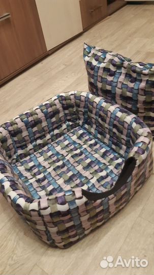 Лежанка домик для собаки