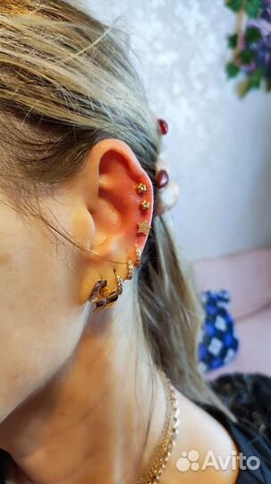 Прокол ушей детям и взрослым