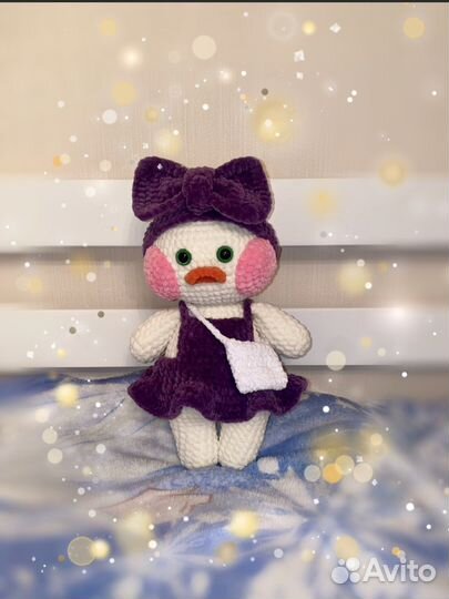 Вязаная игрушка уточка « Лалафанфан»