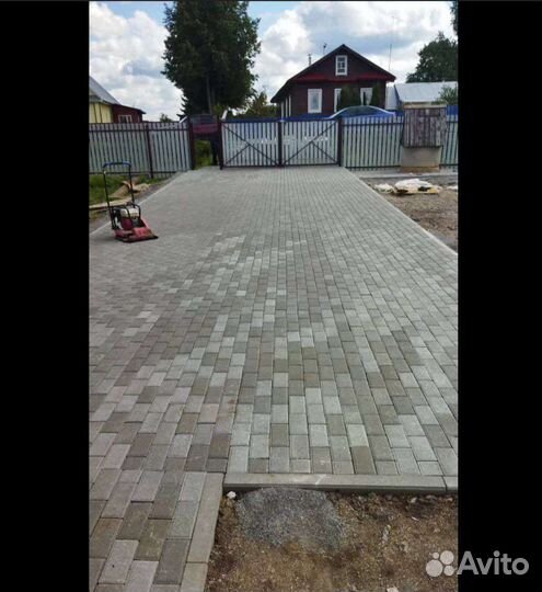 Укладка тротуарной плитки