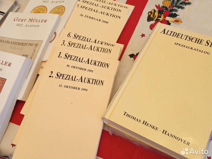 Томас Хенке. Специальный каталог марок