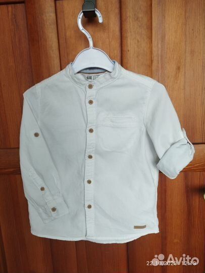 Рубашка h&m детская, 110р