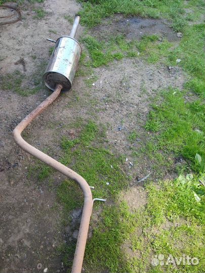 Глушитель на skoda fabia 2