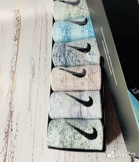 Мужские носки Nike Tye-Dye в коробке