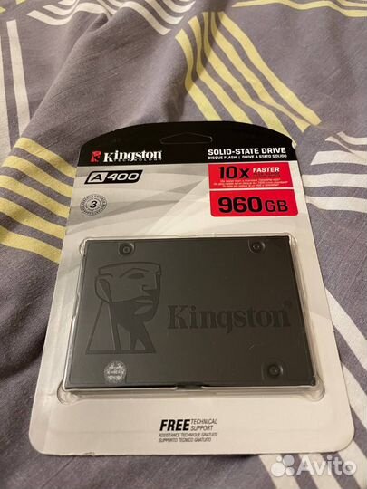 SSD накопитель Kingston A400 960гб, 2.5