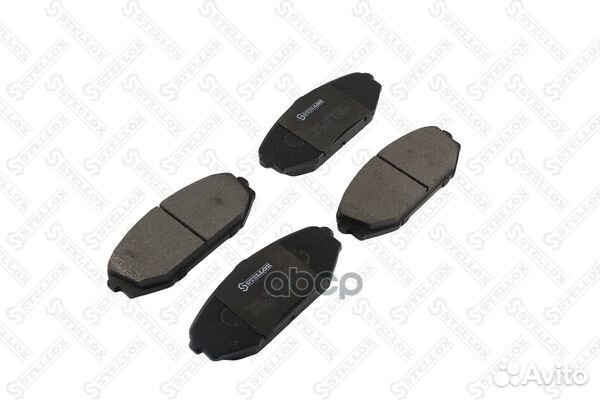 000 547B-SX колодки дисковые передние с антиск