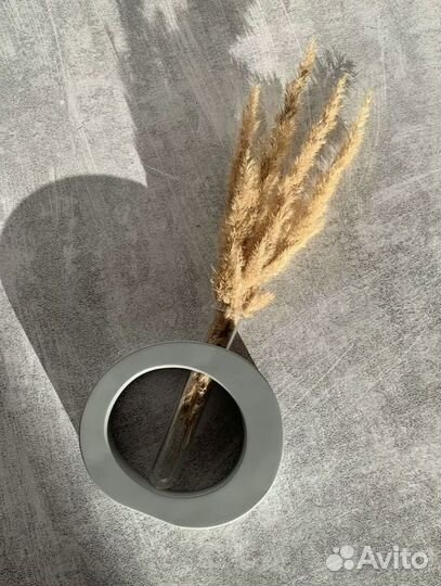 Ваза с колбой для сухоцветов