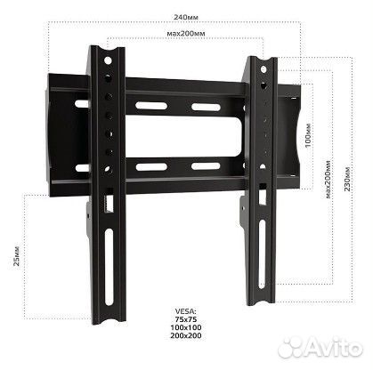 Кронштейн для телевизоров tvm-1742
