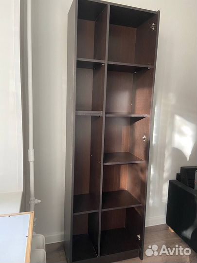 Стеллаж деревянный коричневый