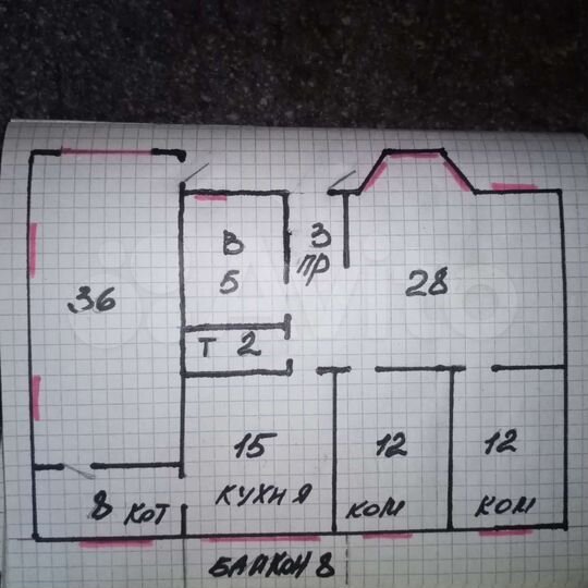 Дом 82 м² на участке 15 сот.