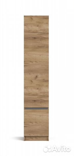 Шкаф Сплит 40 Крафт табачный, Серый графит