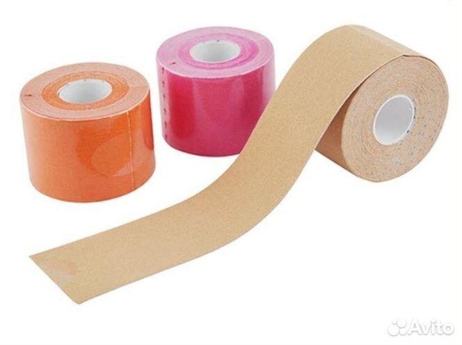 Кинезио тейп для тела и лица 5 см*5 м