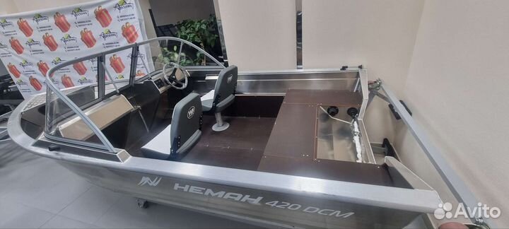 Алюминиевая лодка Neman-420 DCM