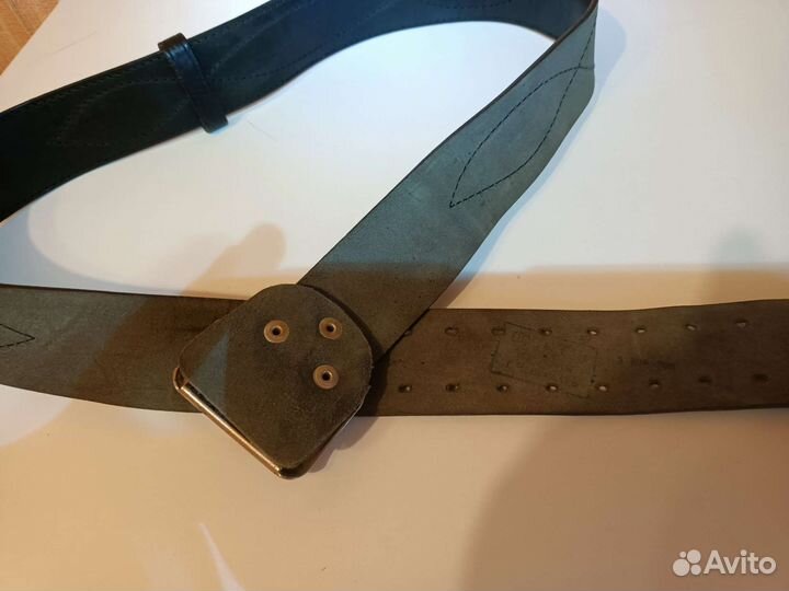 Ремень кожаный офицерский